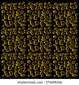 Leopard pattern design. Sketchy style.