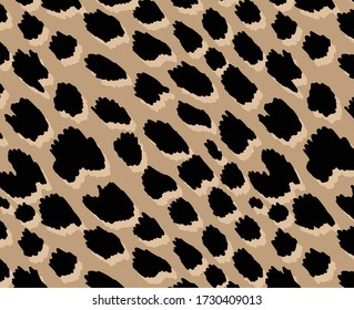 Leopard pattern design, vector background