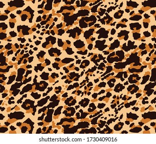 Leopard pattern design, vector background