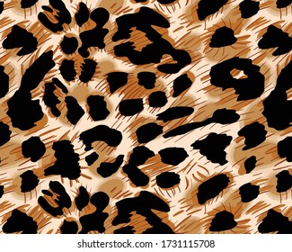 Leopard Pattern Design Vector Background Stock Vector (royalty Free 