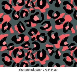 Leopard pattern design, vector background