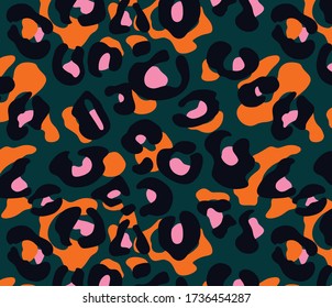 Leopard pattern design, vector background