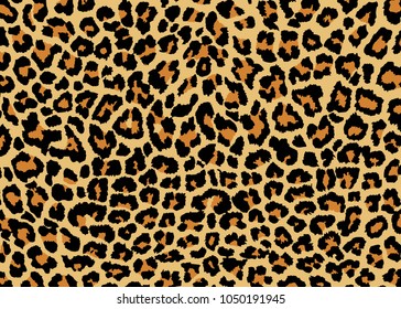 Leopard pattern design, vector illustration background