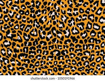 Leopard pattern design, vector illustration background