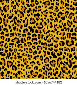 Leopard pattern design, vector illustration background