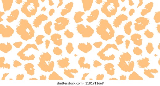 Leopard pattern design, vector illustration background. Animal design. 