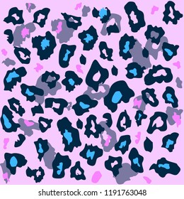 Leopard pattern design, vector illustration background. Animal design. Brown, orange, yellow colors leopard