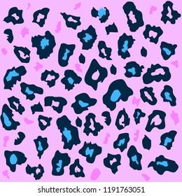 Leopard pattern design, vector illustration background. Animal design. Brown, orange, yellow colors leopard