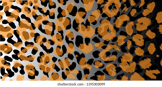 Leopard pattern design, vector illustration background.