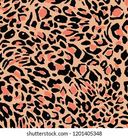 leopard pattern design, vector illustration background