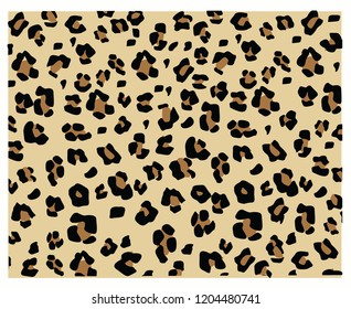 Leopard pattern design, vector illustration background