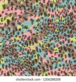  leopard pattern design, vector illustration background
