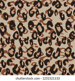 Leopard pattern design, vector illustration background