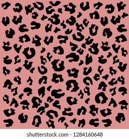 Leopard pattern design, vector illustration background. Animal design. Brown, orange, yellow, red, black, pink, purple
