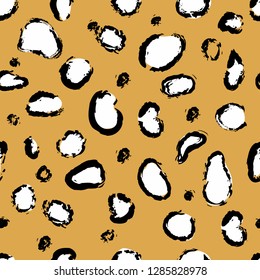 Leopard pattern design, vector illustration background