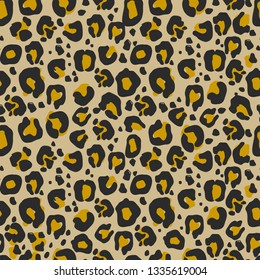 Leopard pattern design, vector illustration background for wallpapers, textile, print and web