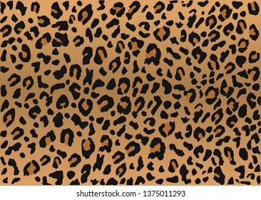 Leopard pattern design, vector illustration background. Zebra Tiger Giraffe Cheetah