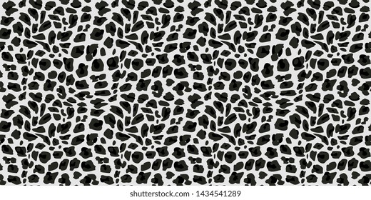 Leopard pattern design, vector illustration background ready for textile print and wrapping.