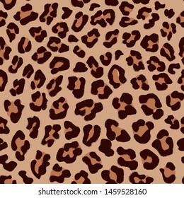 Leopard pattern design, vector illustration background