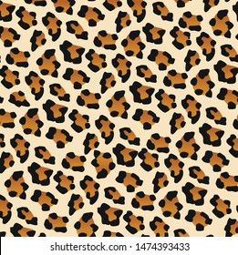 Leopard pattern design, vector illustration background
