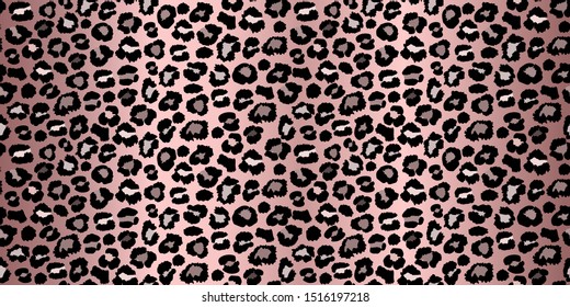 Leopard pattern design, vector illustration background
