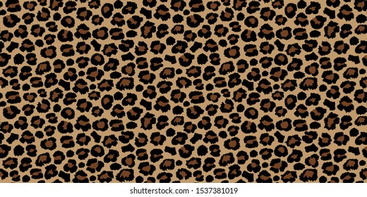 Leopard pattern design, vector illustration background, print