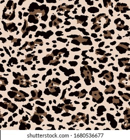 Leopard pattern design, vector illustration background