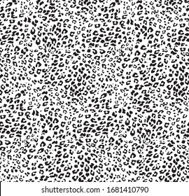 Leopard pattern design, vector illustration background for fabric, wallpaper, wrapping