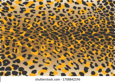 Leopard pattern design, vector illustration background