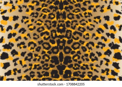 Leopard pattern design, vector illustration background