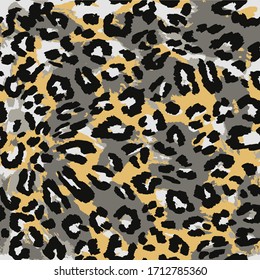 Leopard pattern design, vector illustration background