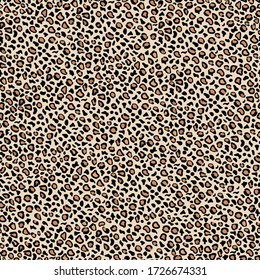 Leopard pattern design, vector illustration background, imitation skin print