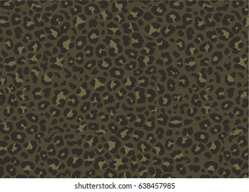 Leopard pattern design, vector illustration background