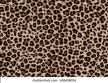Leopard pattern design, vector illustration background