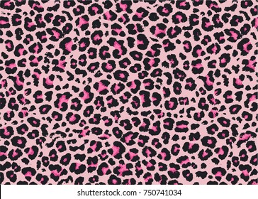 Leopard pattern design, vector illustration background