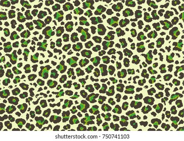 Leopard pattern design, vector illustration background