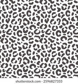 leopard pattern drawn in cartoon style