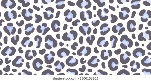 leopard pattern drawn in cartoon style