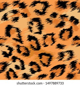 leopard pattern. Fashionable print for textiles.
background and wallpaper with animal drawings