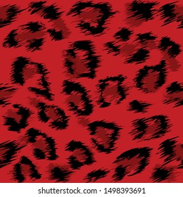 leopard pattern. Fashionable print for textiles. background and wallpaper with animal drawings