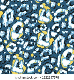 Leopard pattern, jaguar pattern, animal fur