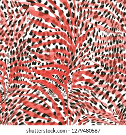 Leopard pattern, jaguar pattern, animal fur