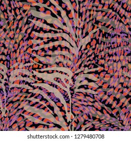 Leopard pattern, jaguar pattern, animal fur