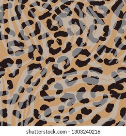 Leopard pattern, jaguar pattern, animal fur