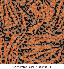 Leopard pattern, jaguar pattern, animal fur