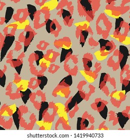 Leopard pattern, jaguar pattern, animal fur