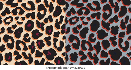 Leopard pattern, jaguar pattern, animal fur