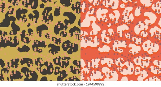 Leopard pattern, jaguar pattern, animal fur