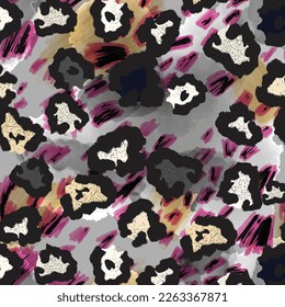 Leopard pattern, jaguar pattern, animal fur