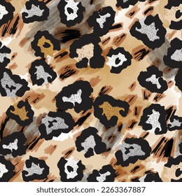 Leopard pattern, jaguar pattern, animal fur